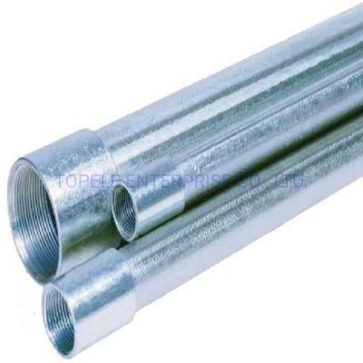 BS4568 1970 Conduit Class 4 Steel Electrical Conduit Pipe with Coupler and Cap