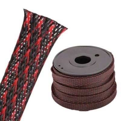 Multicolor Braided Expandable Sleeve for Wiring Harness Wire Cover