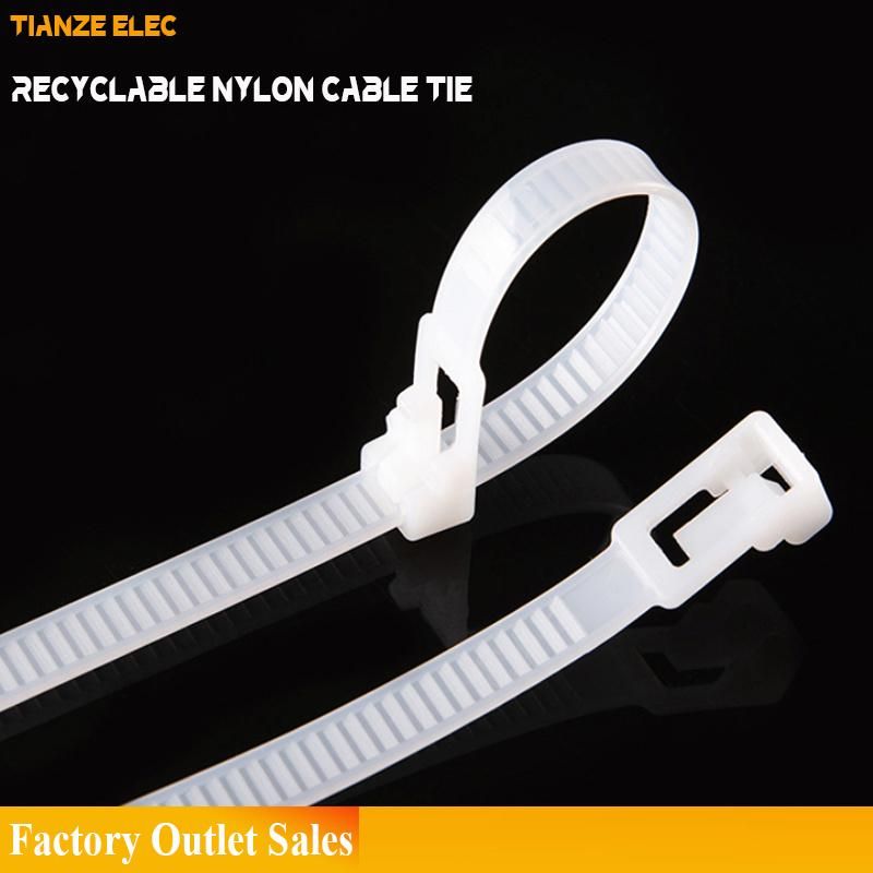 Releasable Nylon Cable Ties (Recyclable Nylon Cable Ties)