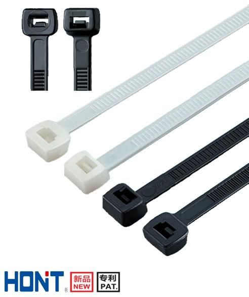 RoHS Ce Black Ht-2.5*160 mm Plastic Nylon Selflocking Zip Tie