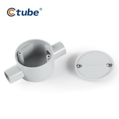 Decorative Electrical Conduit Fitting Deep 4way Round Junction Box