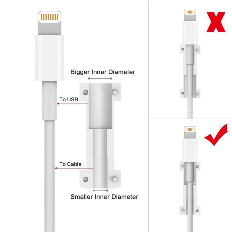 Lightning USB Charger Cable Protector Saver Cover for Apple iPhone