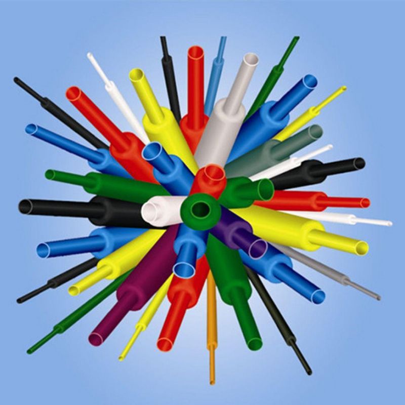 Insulated Colorful Single Wall Heat Shrink Sleeve Tube Set