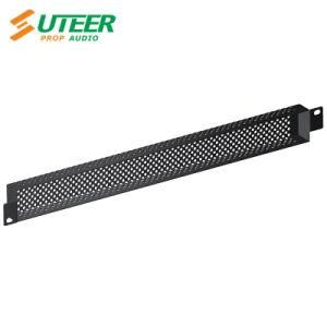 19 Inch Protective Grill Front Rack Panel with Perforated Holes
