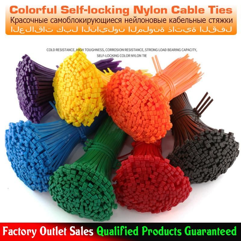 8X550mm 21.6inches Self-Locking Nylon Cable Ties