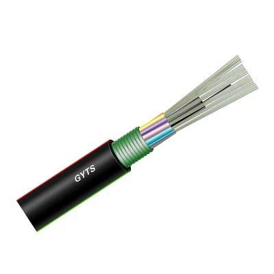 Hanxin 19 Years Optical Fibre ODM Factory Supply Multi Strand Loose Tube GYTS Fiber Channel Cable