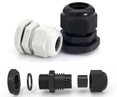 M16 Plastic Connector Strain Relief Waterproof M20 Pg9 Nylon Cable Gland