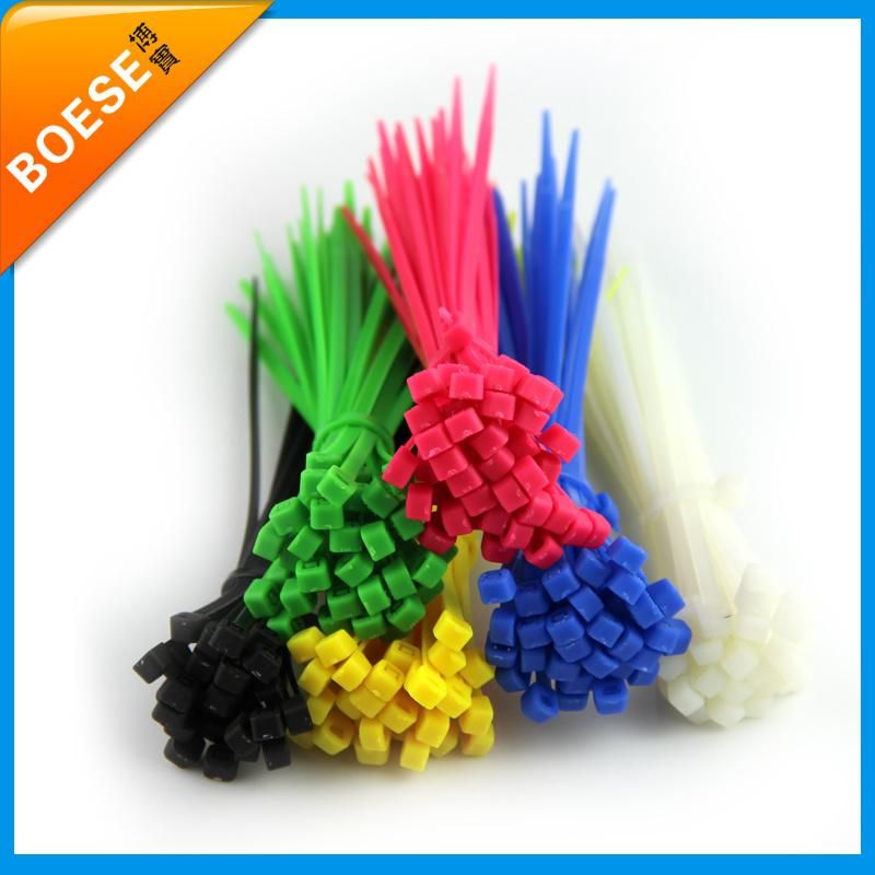 Colourful Self-Locking Nylon Cable Tie 3.6X150mm Plastic Ties with RoHS CE