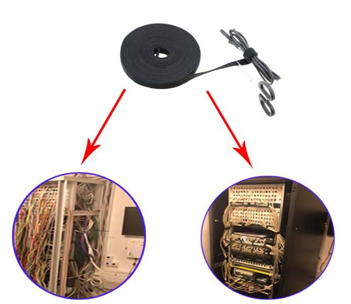 Eko Friendly Double Sticky Hook and Loop Cable Tie