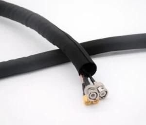 Self Closing&Overlapping Edge Pet Monofilament and Multifilament Fibre Knitted Hose Protection for Automotive