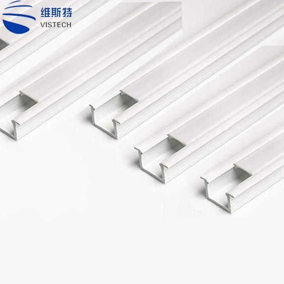 PVC Plastic Electric Square Channel PVC Cable Trunking