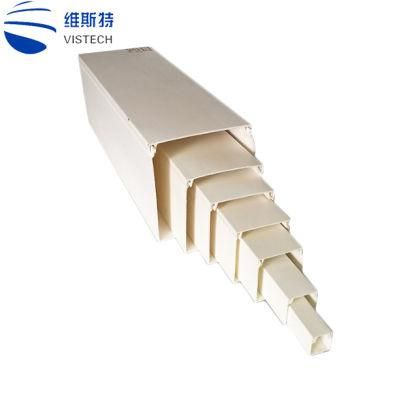 Factory Wholesale Electric Square Enduring Wiring Duct PVC Cable Trunking