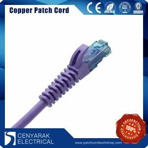 Purple UTP CAT6 Copper Network Patch Cord (Bare Copper)