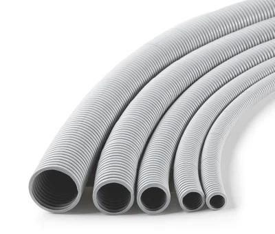 32mm Orange Heat Resistant Hand Bendable PVC Corrugated Electric Conduit Flexible Pipe
