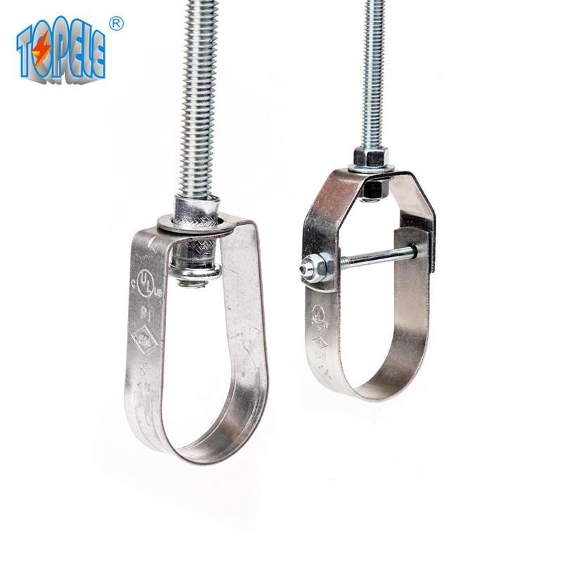 1/2′′-8′′ Swivel Loop Hanger for Pipe Support in Galvanized Steel