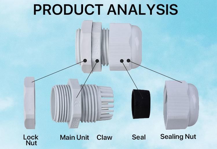 Andeli Pg13.5 Plastic Cable Gland