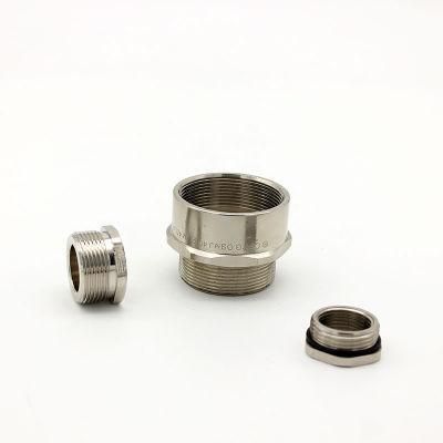 M12/M16 Nickel Brass Reducer for Cable Gland Bushing Metal Adaptor Brass Enlarger
