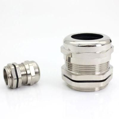 Waterproof IP68 Cable Gland Brass with Nickel Plated