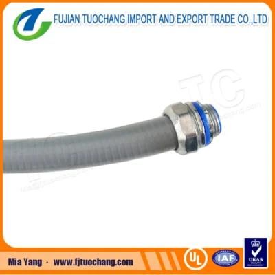 Liquid Tight Flex Cable Conduit Grey Flat Cover Hose