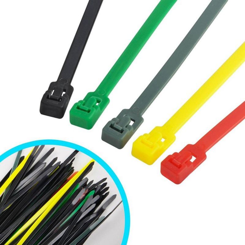 Free Sample! Factory Direct Multi Color UV Resistant Nylon 66 Self-Locking Flexible Cable Ties Nylon Plastic Zip Ties