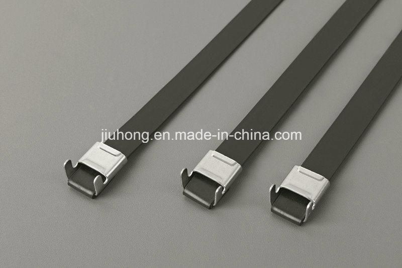 Grey Coated Stainless Steel Cable Ties
