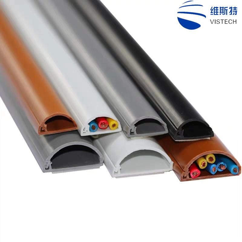 Multi-Color Customizable Size Self Adhesive PVC Cable Duct Fire Retardent PVC Cable Trunking Sizes 10X10/16X16/16X25/20X20/20X25/40X40 mm