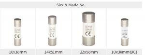 Ekfl 10X38mm 25A DC Fuse Link