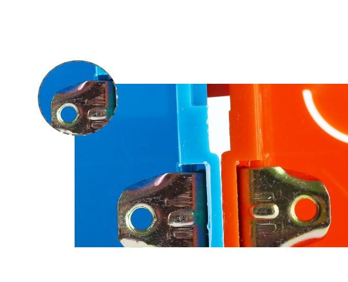 Plastic Blue Electrical Switch Box for Conduit