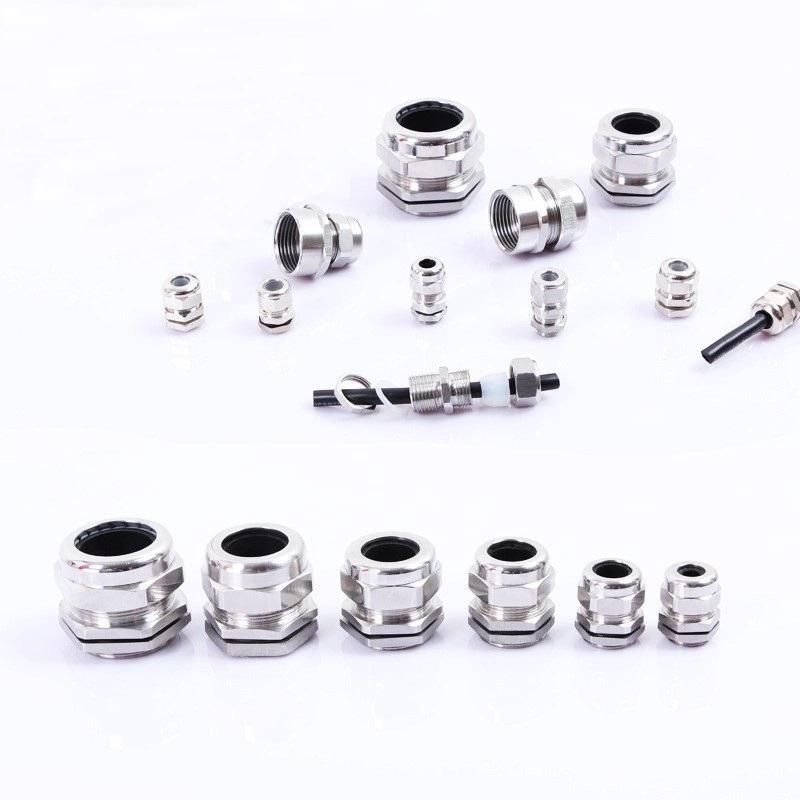 Professional Factory of Waterproof Pg Thread Stainless Steel Cable Glands Connector IP68