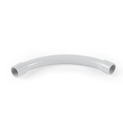 China Hot Sale Wire Protection Pipe Custom Size Color Tube Fittings 90 Degree Bend Pipe