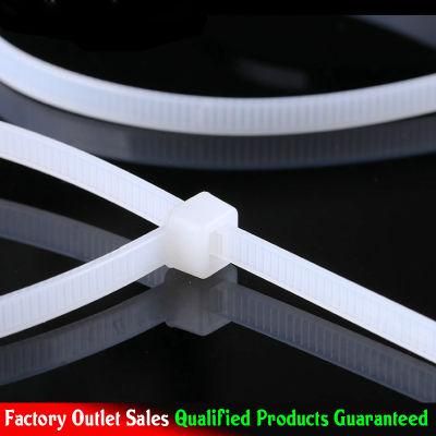 8X450mm 17.7inches White or Black Self-Locking Nylon Cable Ties