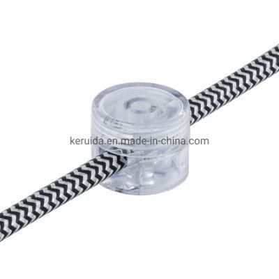 Transparent Wire Clamps, Plastic Round Cable Holder