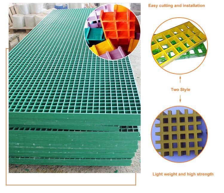 Corrosion Resistant Phenolic Resin Anti Slip FRP Walkway Cover Grating