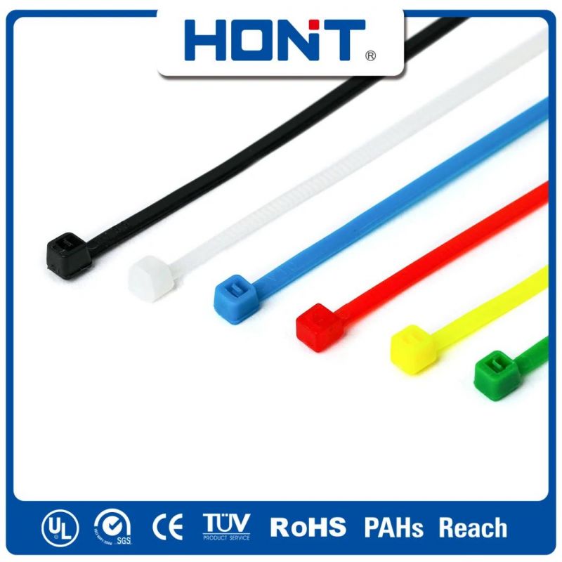 Green 2.5*150 Cable Strap PA66 Plastic Cable Tie with RoHS