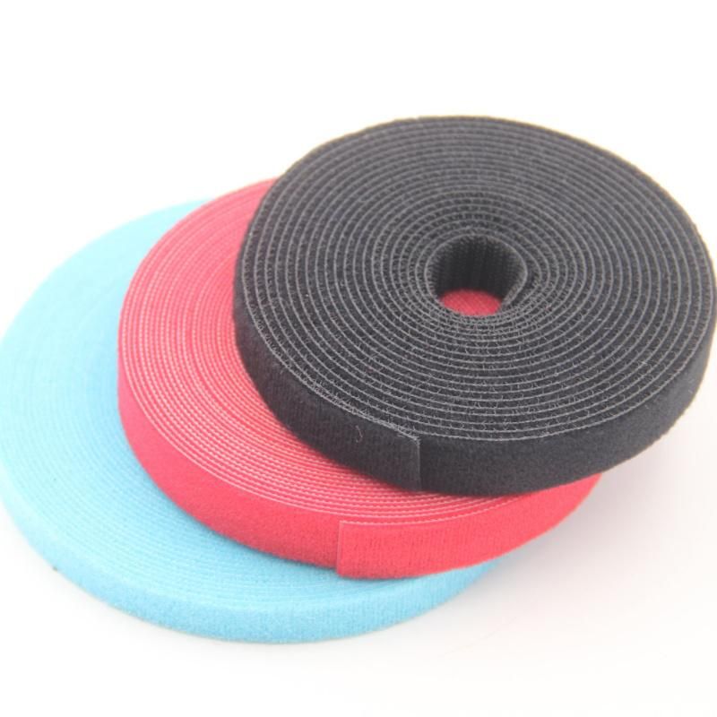 Nylon Back to Back Continuous Hook and Loop Wrap Tape Strap