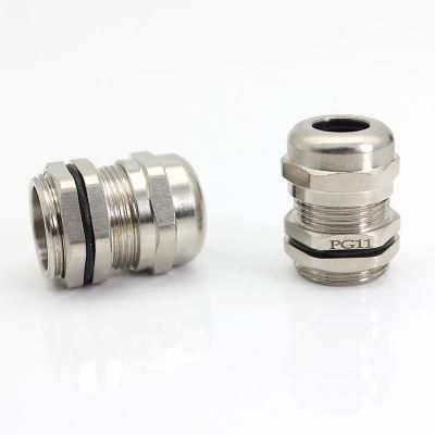 Pg11 Brass Cable Glands 5-10mm Waterproof IP68 Thread Type