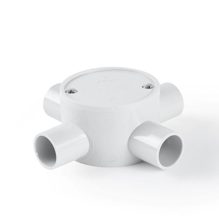 Plastic Electrical PVC Junction Box 4 Ways 20mm & 25mm