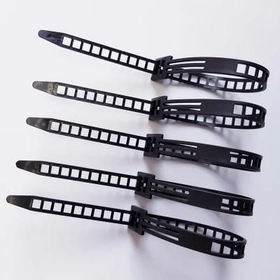 New Product Black White Color Plastic Nylon Ladder Cable Ties