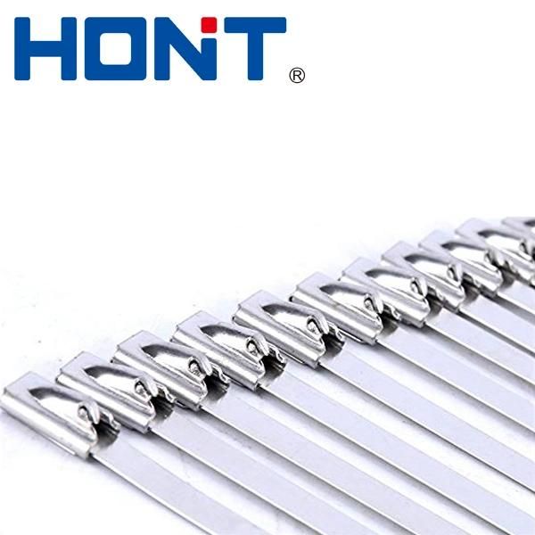 High Quality 4.6*500 Ball Lock Stainless Steel Cable Tie