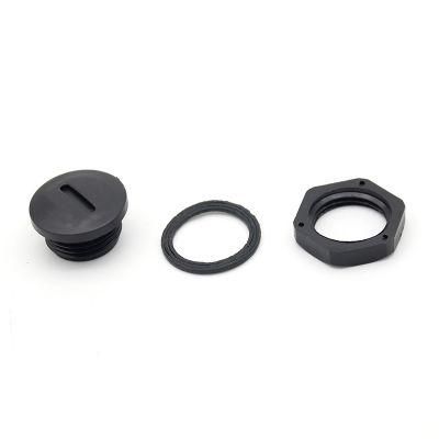 Pg36 Metal Screw Caps Plastic Waterproof Nylon Threaded Plug