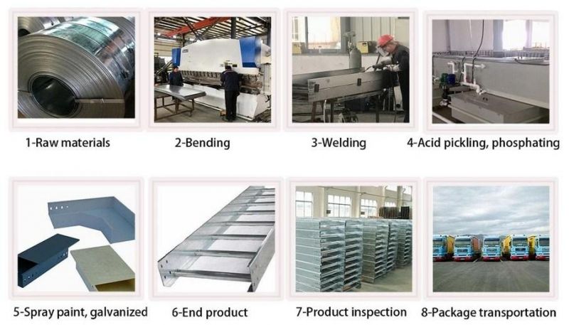 Discounted Price Strip Galvanised Zinc/Aluminium, Double DIP Steel Perforated Cable Tray Factory Custom 3000X100X50X1.2mm