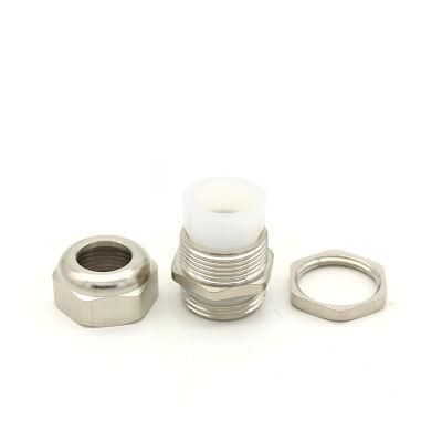 Silicon Rubber Insert Brass Cable Gland M12*1.5