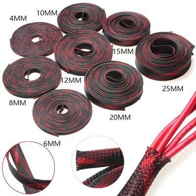 Flexible Insulation Pet Braided Fabric Cable Mesh Sleeves