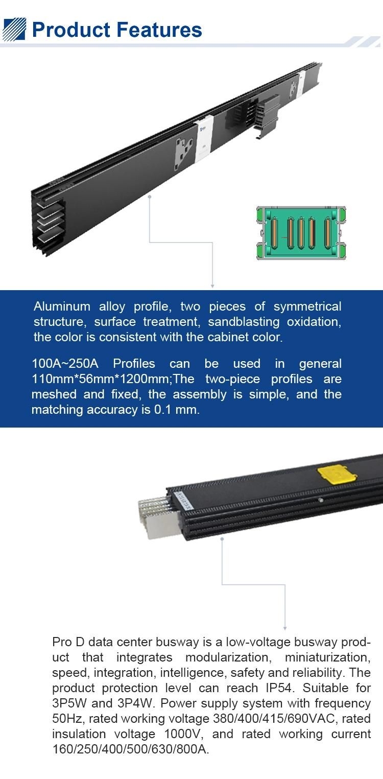 Air Insulated 800A, Intelligent Busway for Data Center