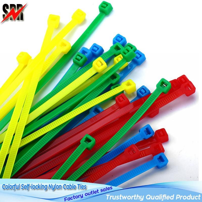 High Quality Colorful Self-Locking Nylon66 Cable Ties