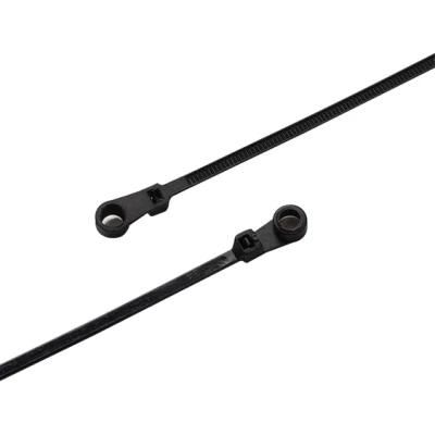 Black Nylon Screw Mount Bridas PARA Cables