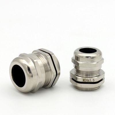 Pg7, Pg9, Pg11-Pg48IP68 Waterproof Metal Cable Gland Nickel Plated Brass Cable Gland