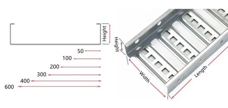 Electrical Cabling Sytems Infrastructure HDG Gl Ladder Type Cable Tray