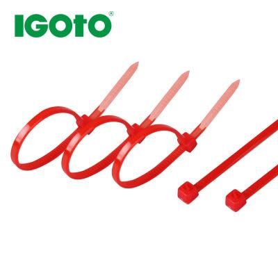 Color Nylon 2.5*100mm Cable Ties Plastic Self Locking