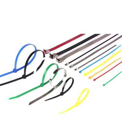 High Quality White Black Self-Locking Plastic Nylon Cable Tie